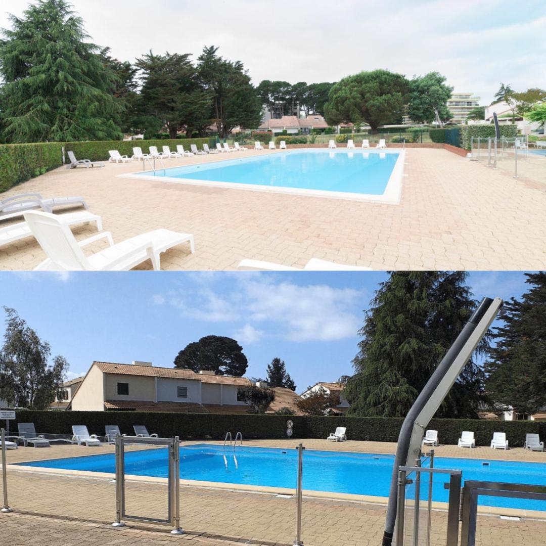 Maison Dans Residence Calme + Piscine A Pornic Extérieur photo